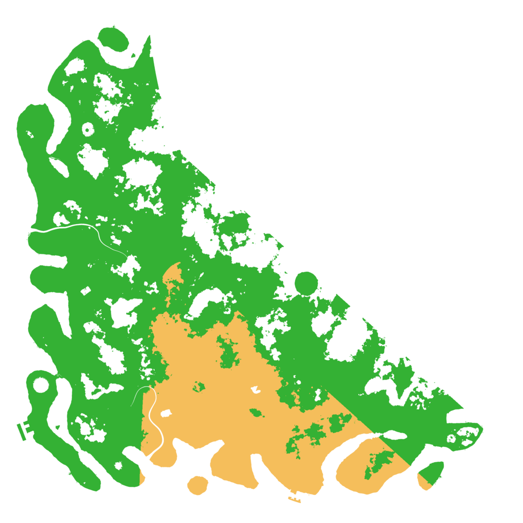 Biome Rust Map: Procedural Map, Size: 6000, Seed: 416752381