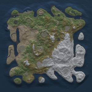 Thumbnail Rust Map: Procedural Map, Size: 3750, Seed: 317244878, 16 Monuments