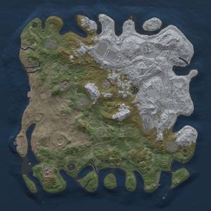 Thumbnail Rust Map: Procedural Map, Size: 4250, Seed: 116232, 18 Monuments