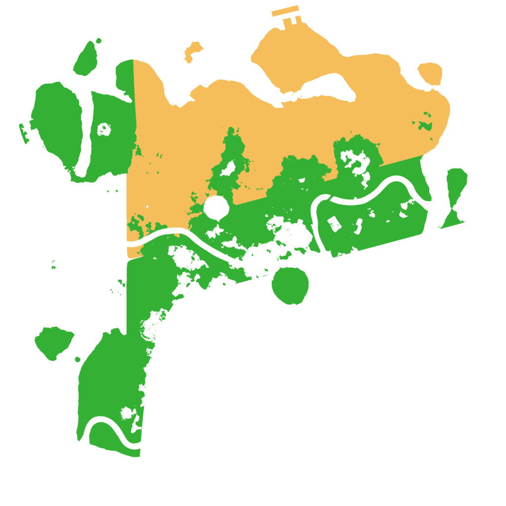 Biome Rust Map: Procedural Map, Size: 3750, Seed: 964592083