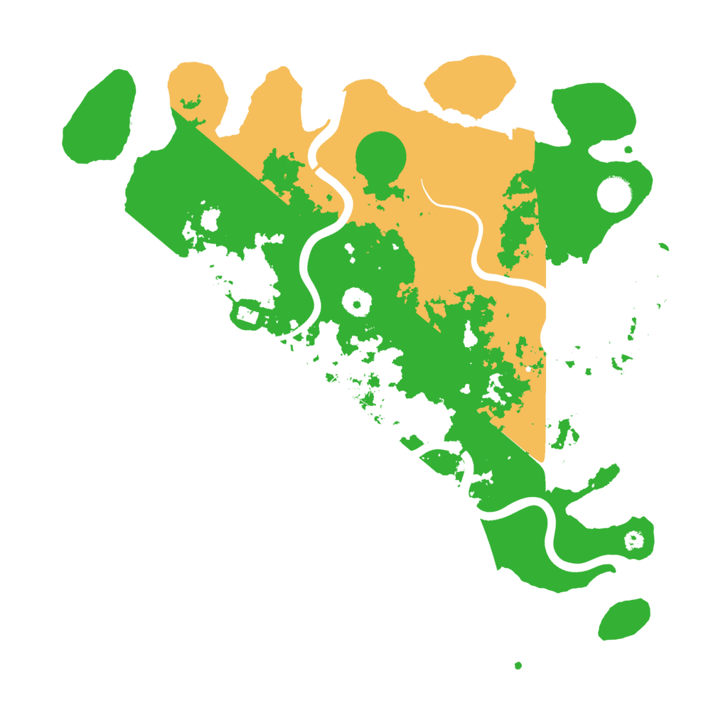 Biome Rust Map: Procedural Map, Size: 3800, Seed: 12134467
