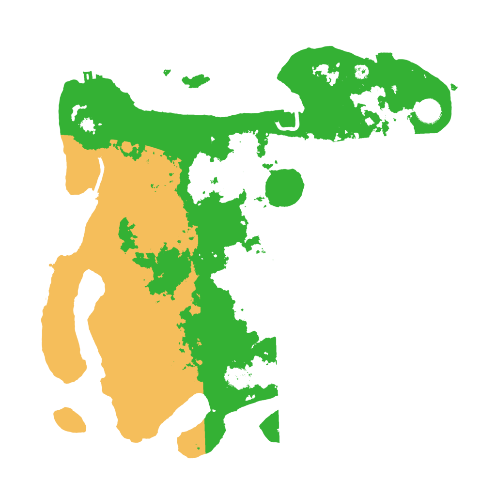 Biome Rust Map: Procedural Map, Size: 3500, Seed: 990277