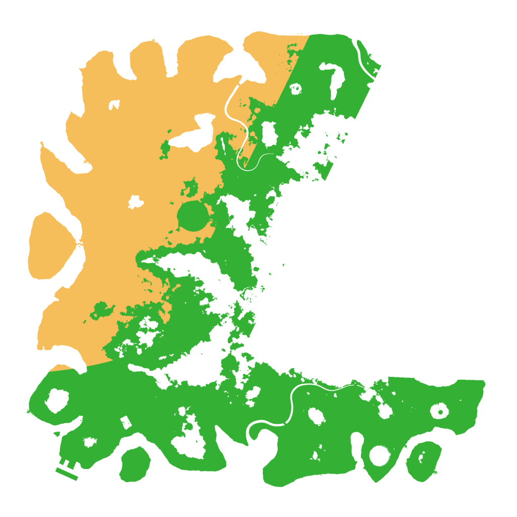 Biome Rust Map: Procedural Map, Size: 4500, Seed: 987076900