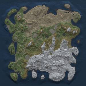 Thumbnail Rust Map: Procedural Map, Size: 4250, Seed: 647798686, 19 Monuments