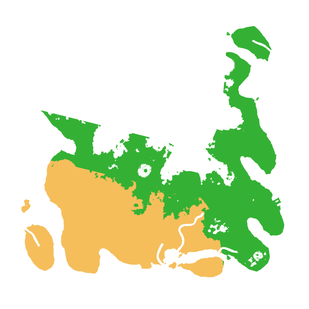 Biome Rust Map: Procedural Map, Size: 3500, Seed: 90919507
