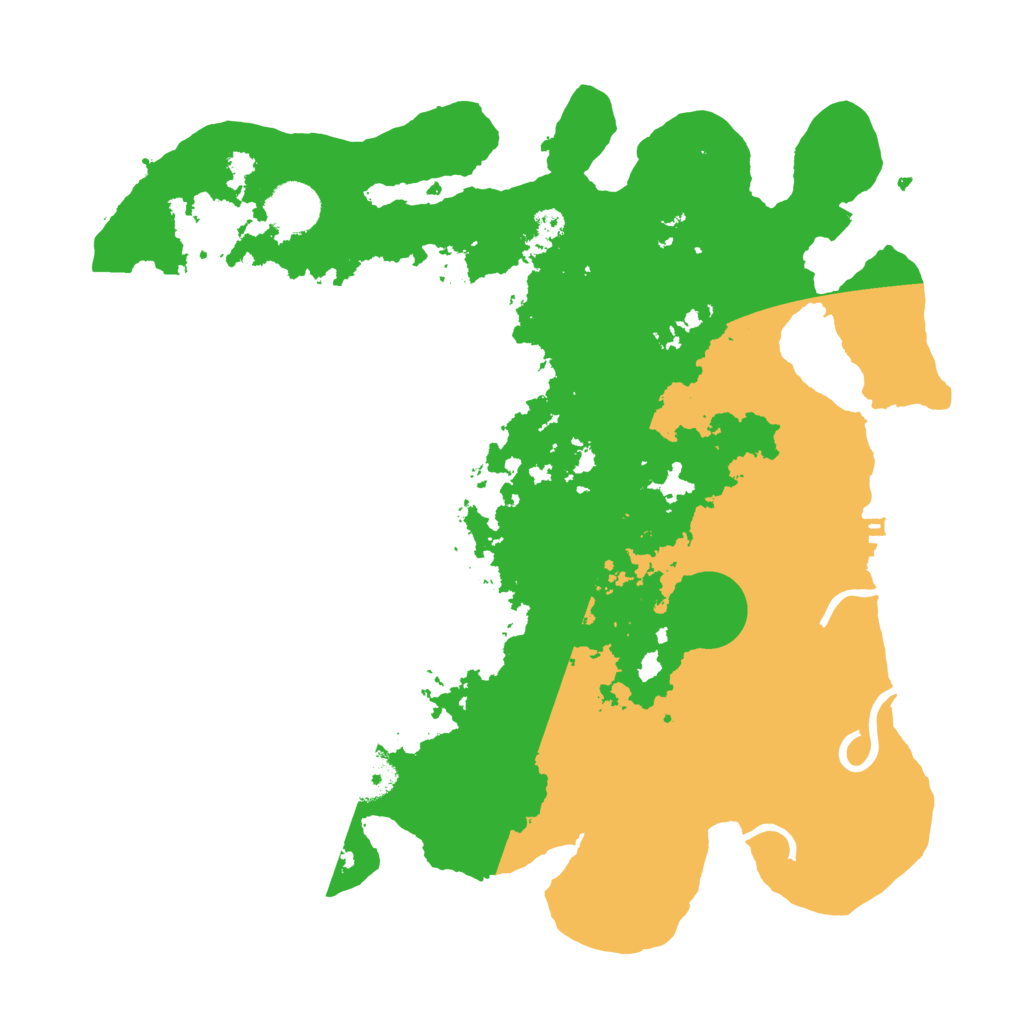Biome Rust Map: Procedural Map, Size: 3500, Seed: 226060098