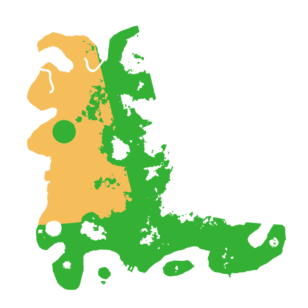 Biome Rust Map: Procedural Map, Size: 3500, Seed: 203837044