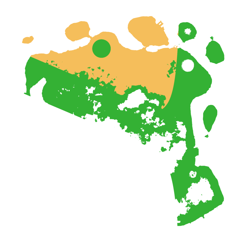 Biome Rust Map: Procedural Map, Size: 3500, Seed: 363288917
