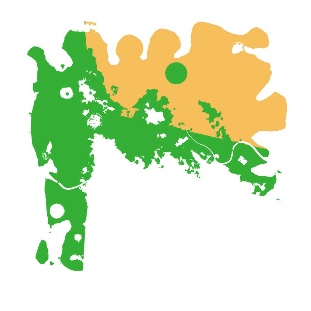 Biome Rust Map: Procedural Map, Size: 3750, Seed: 757892