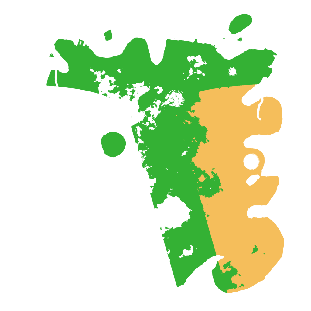 Biome Rust Map: Procedural Map, Size: 3500, Seed: 229755330