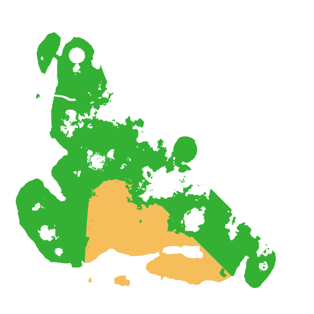 Biome Rust Map: Procedural Map, Size: 3500, Seed: 56238758