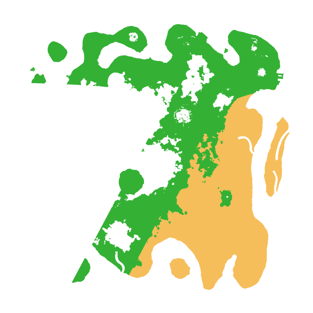 Biome Rust Map: Procedural Map, Size: 3500, Seed: 921804302