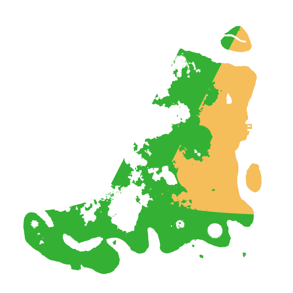 Biome Rust Map: Procedural Map, Size: 3500, Seed: 2191773