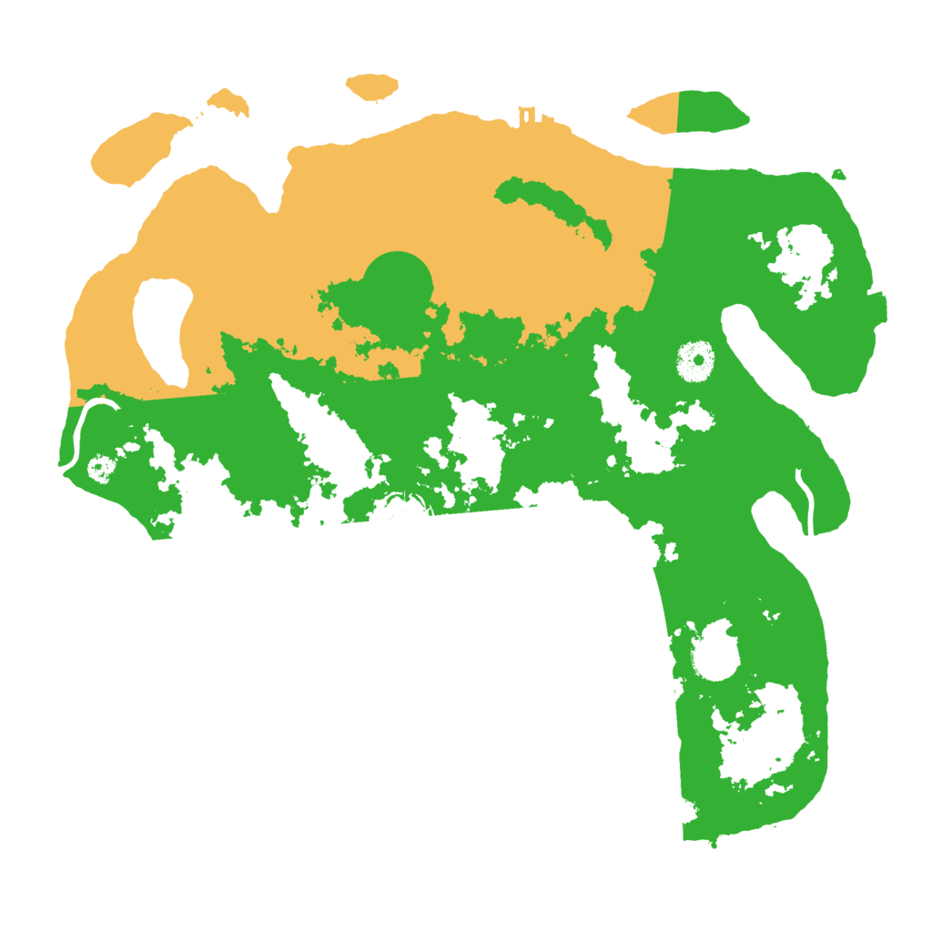 Biome Rust Map: Procedural Map, Size: 3500, Seed: 1719564083