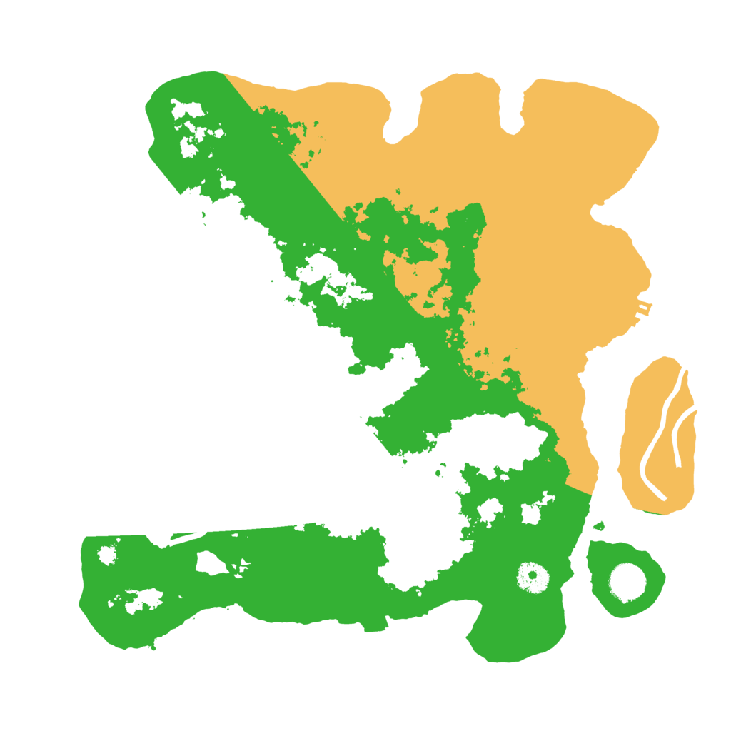 Biome Rust Map: Procedural Map, Size: 3500, Seed: 68901795