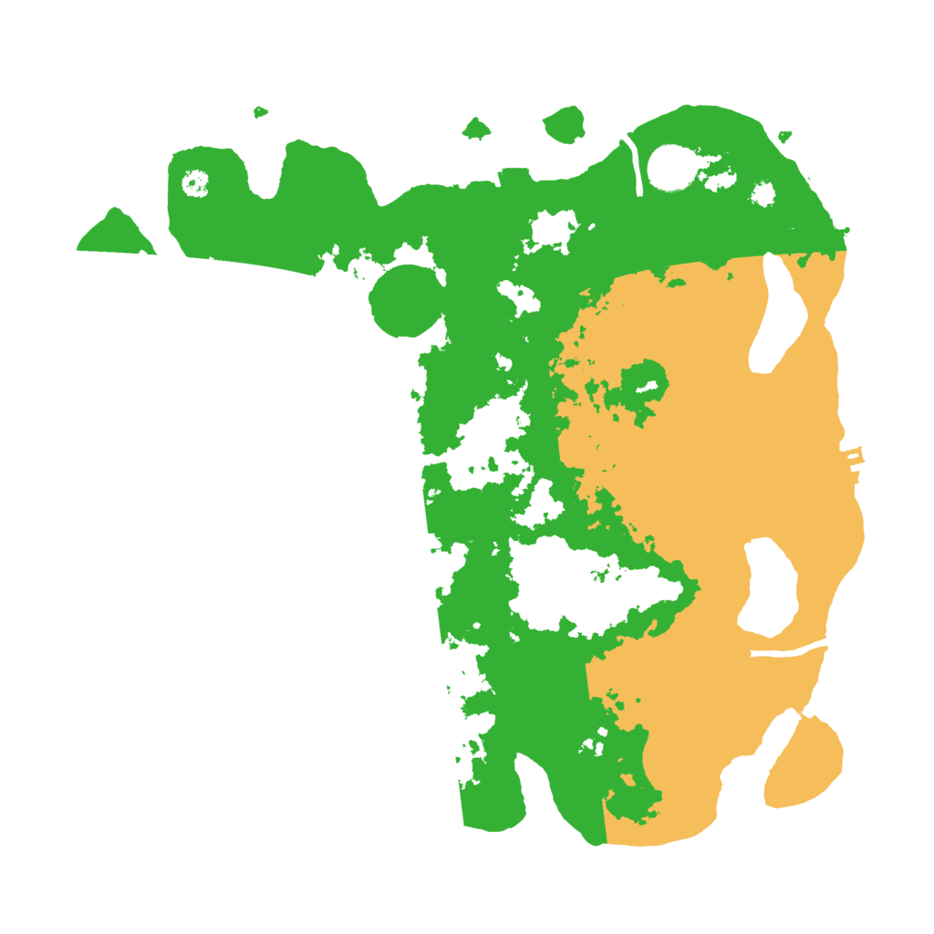 Biome Rust Map: Procedural Map, Size: 3500, Seed: 1906151603