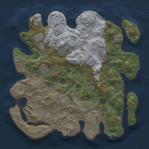 Thumbnail Rust Map: Procedural Map, Size: 4000, Seed: 2902, 19 Monuments