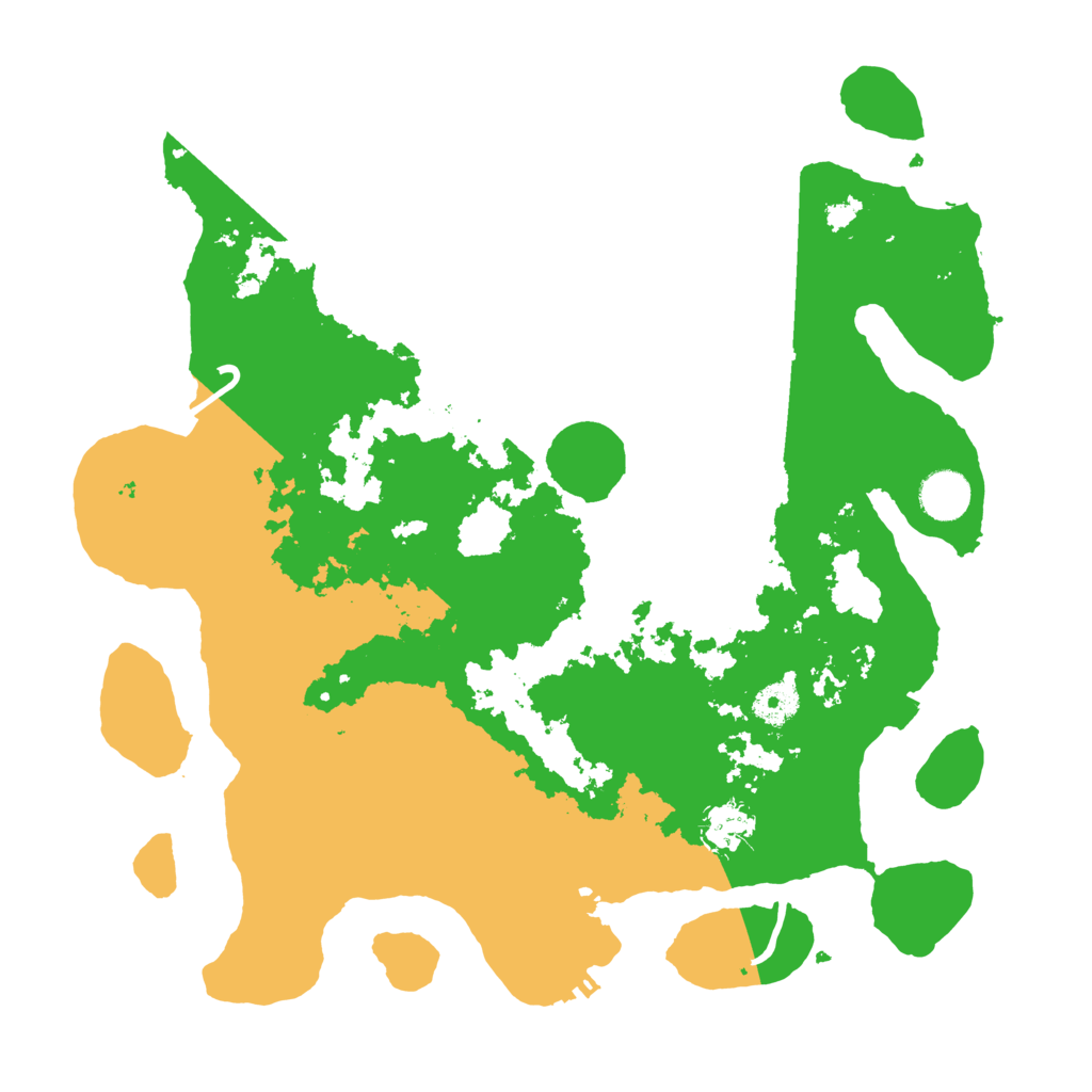 Biome Rust Map: Procedural Map, Size: 3800, Seed: 1992056016