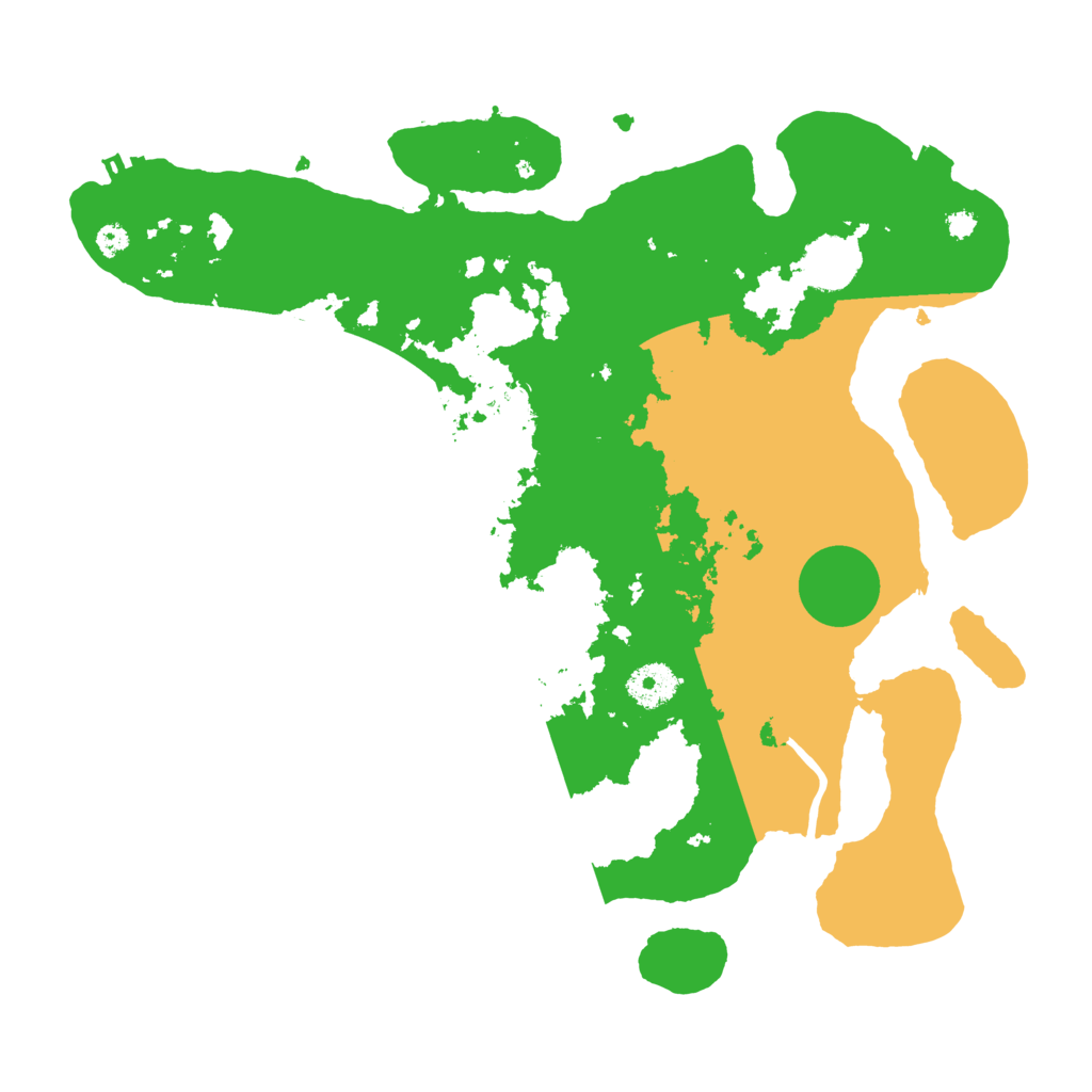 Biome Rust Map: Procedural Map, Size: 3550, Seed: 70373032