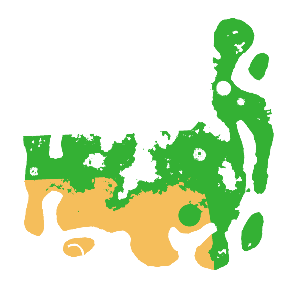Biome Rust Map: Procedural Map, Size: 3500, Seed: 69692394