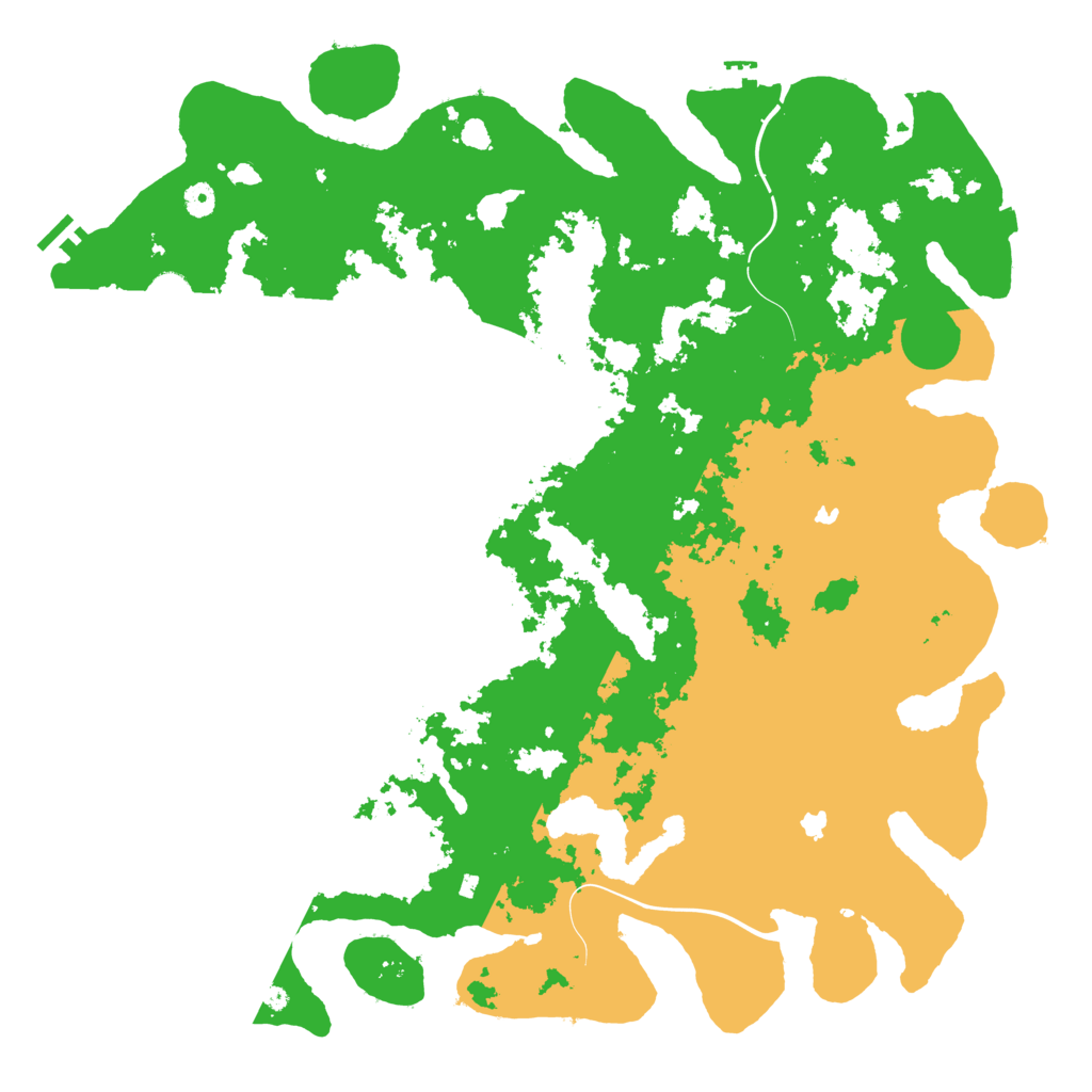 Biome Rust Map: Procedural Map, Size: 5000, Seed: 925362723