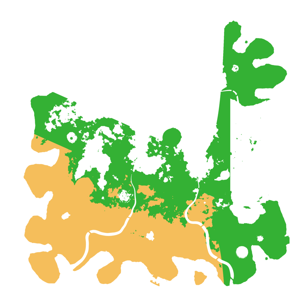 Biome Rust Map: Procedural Map, Size: 4500, Seed: 2138569885