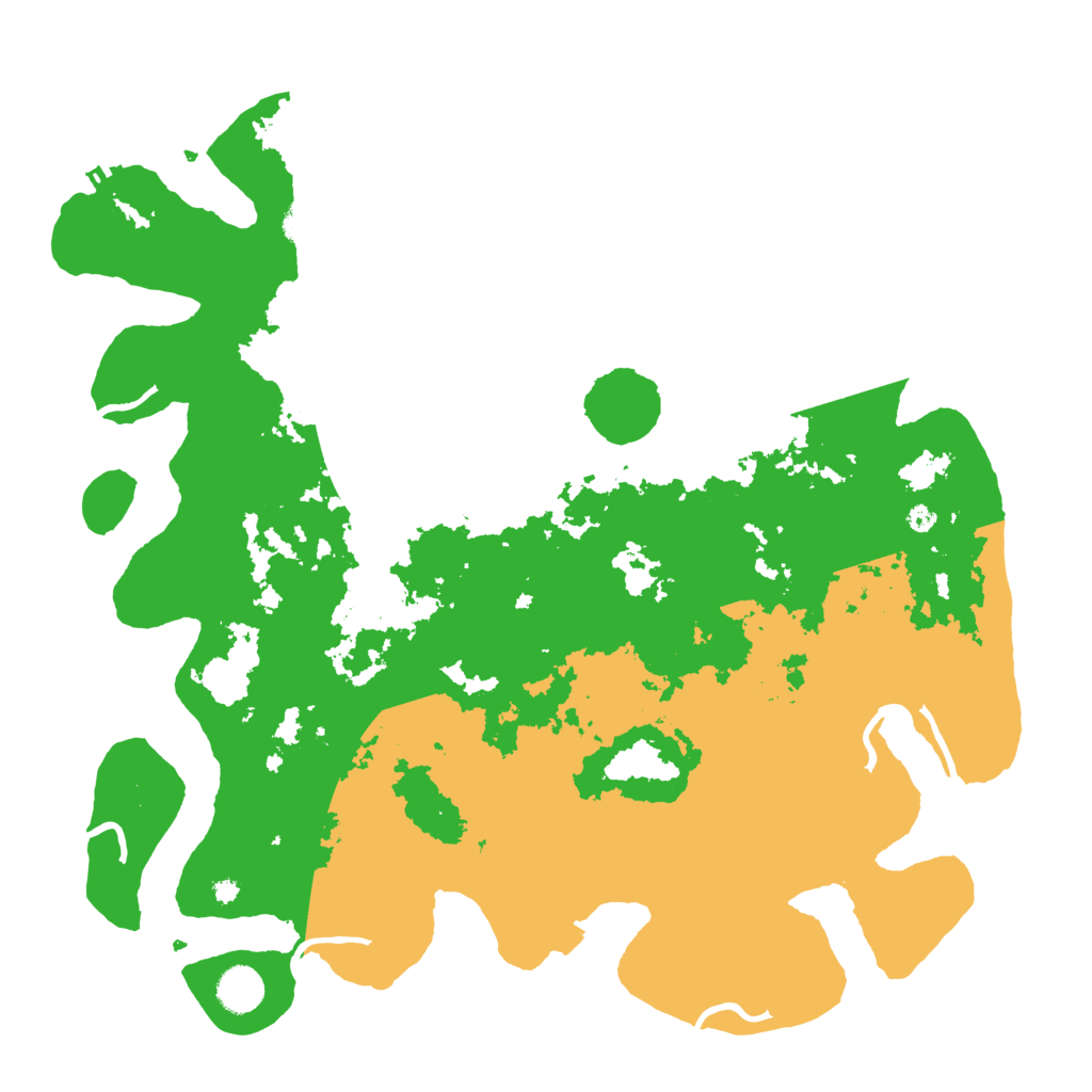 Biome Rust Map: Procedural Map, Size: 4100, Seed: 666666