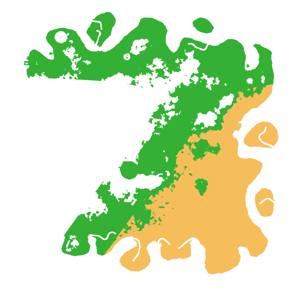 Biome Rust Map: Procedural Map, Size: 4300, Seed: 68339888