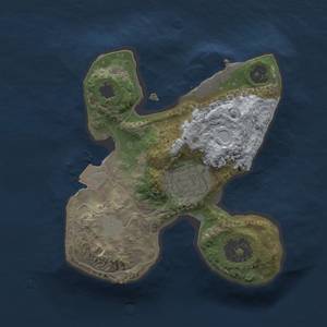 Thumbnail Rust Map: Procedural Map, Size: 1800, Seed: 602005856, 5 Monuments