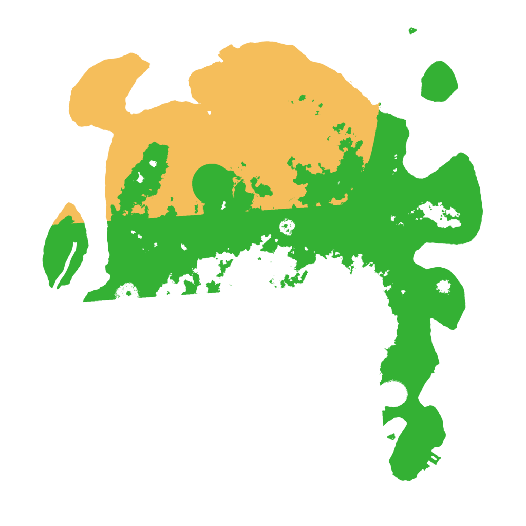 Biome Rust Map: Procedural Map, Size: 3500, Seed: 114223159