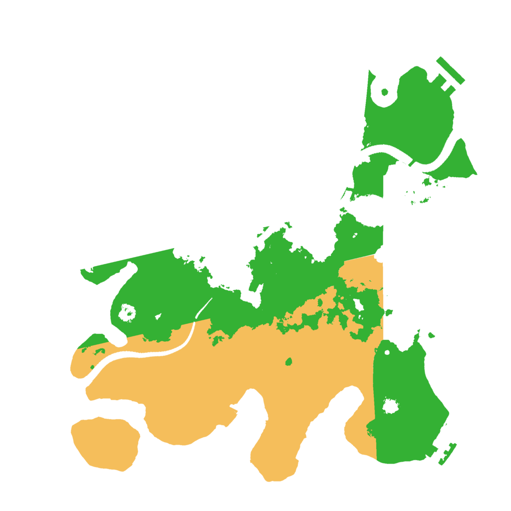 Biome Rust Map: Procedural Map, Size: 3000, Seed: 1006694682