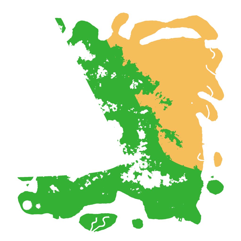 Biome Rust Map: Procedural Map, Size: 4500, Seed: 1999215872