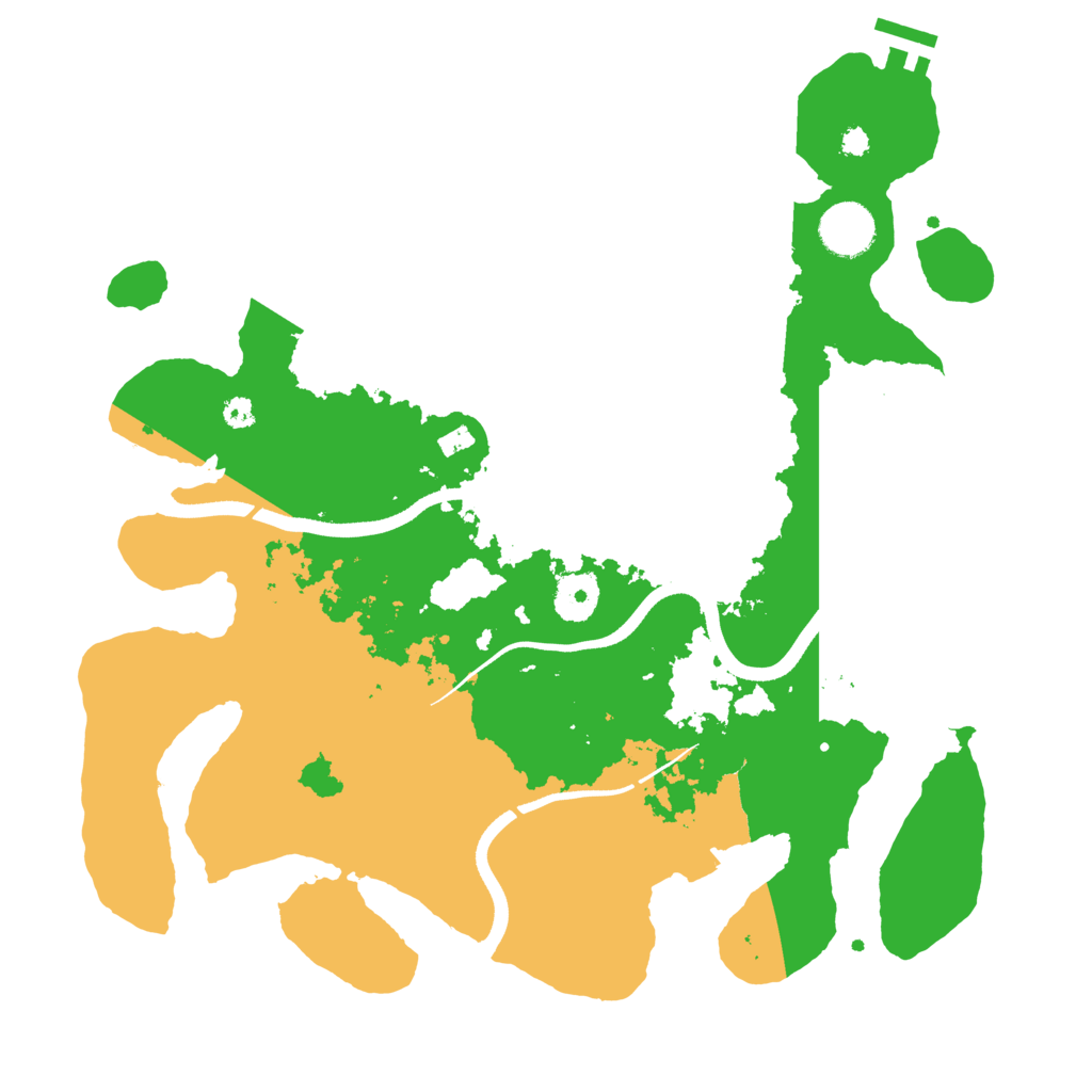 Biome Rust Map: Procedural Map, Size: 3500, Seed: 1925739486