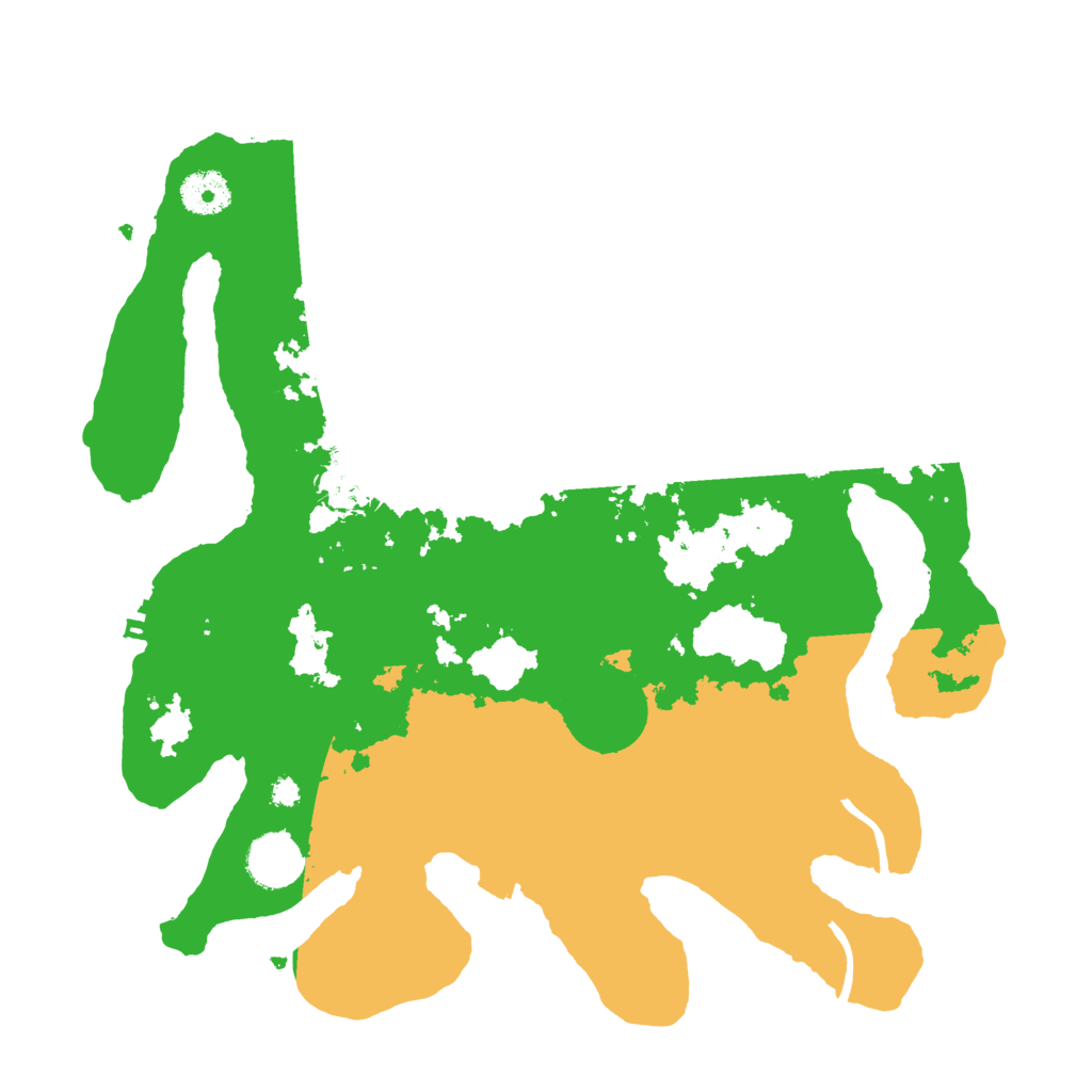 Biome Rust Map: Procedural Map, Size: 3500, Seed: 185776836