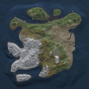 Thumbnail Rust Map: Procedural Map, Size: 2800, Seed: 6942069, 10 Monuments