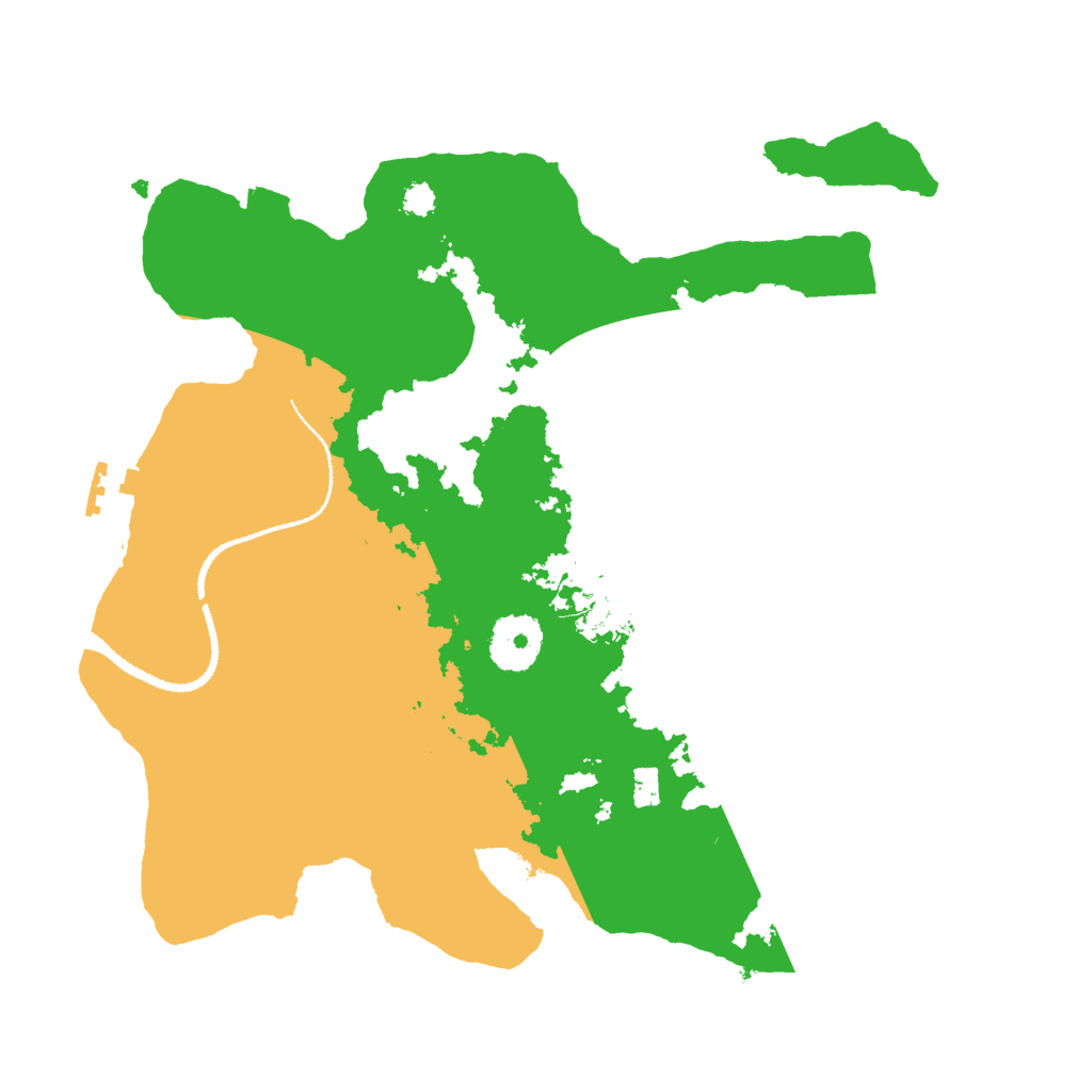 Biome Rust Map: Procedural Map, Size: 3000, Seed: 80573486
