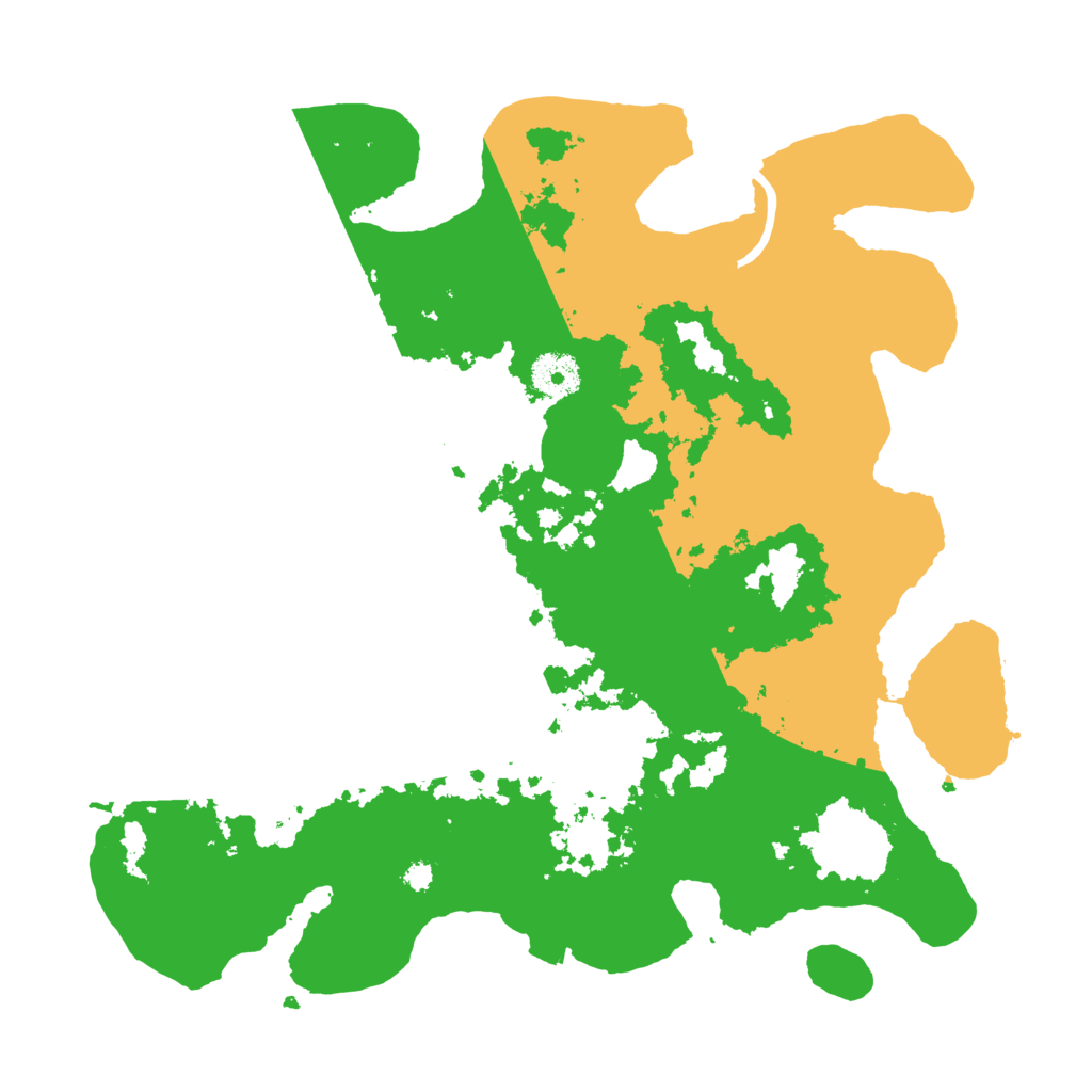 Biome Rust Map: Procedural Map, Size: 3500, Seed: 2129942568