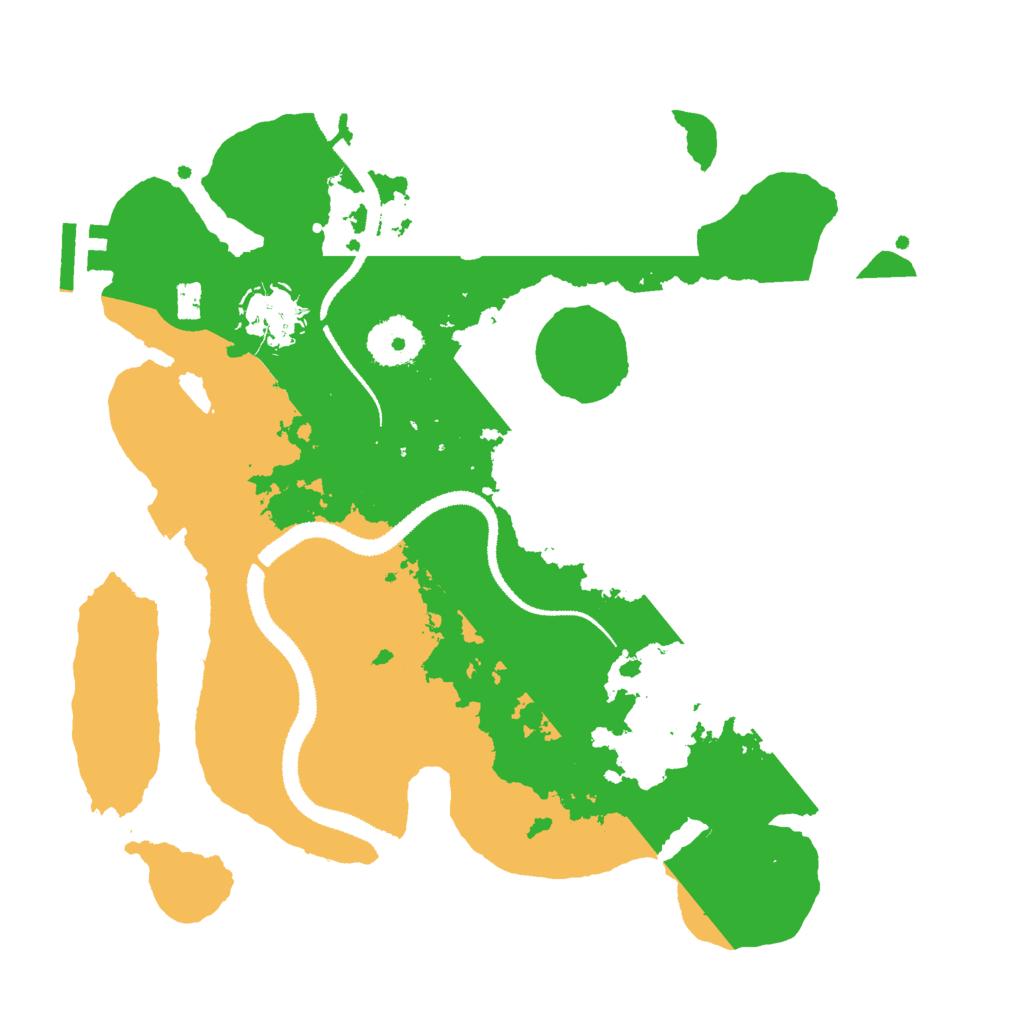 Biome Rust Map: Procedural Map, Size: 3000, Seed: 1577152893