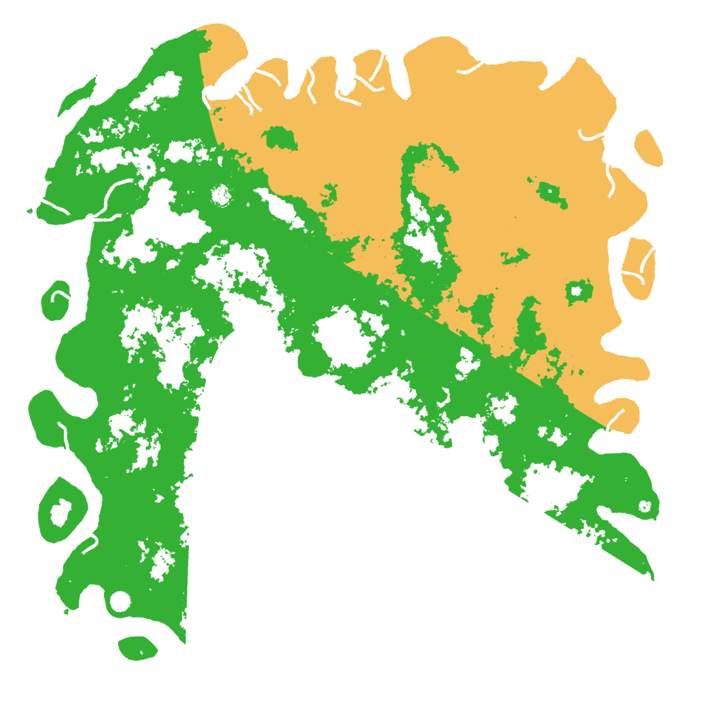 Biome Rust Map: Procedural Map, Size: 6000, Seed: 1621287381