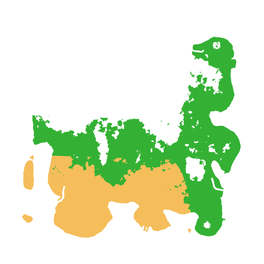 Biome Rust Map: Procedural Map, Size: 3500, Seed: 1675536337