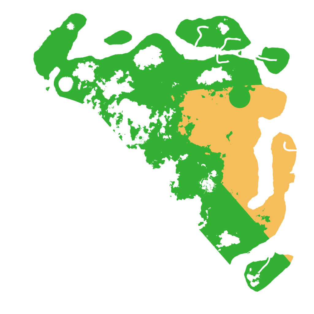 Biome Rust Map: Procedural Map, Size: 3900, Seed: 61431596