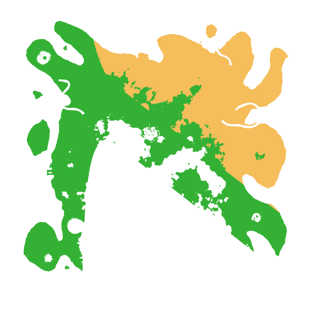 Biome Rust Map: Procedural Map, Size: 3500, Seed: 956700887