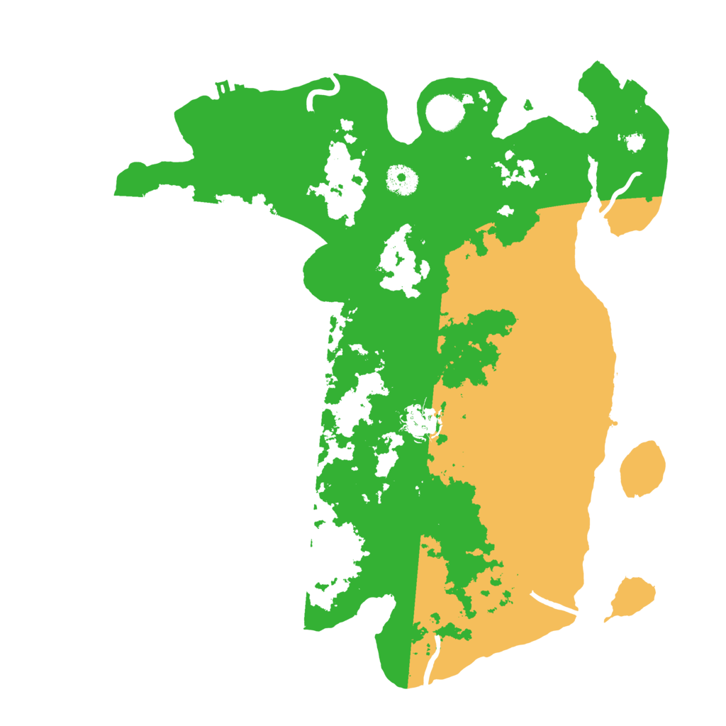 Biome Rust Map: Procedural Map, Size: 3500, Seed: 1401770321