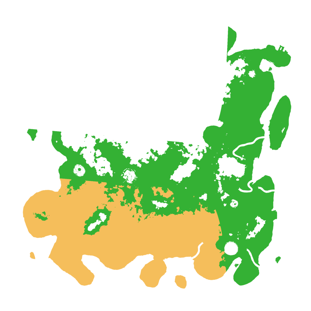 Biome Rust Map: Procedural Map, Size: 4050, Seed: 1234