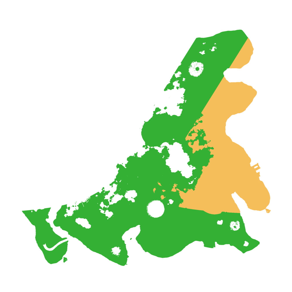 Biome Rust Map: Procedural Map, Size: 3000, Seed: 9863514