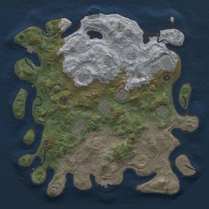 Thumbnail Rust Map: Procedural Map, Size: 4250, Seed: 6251, 19 Monuments