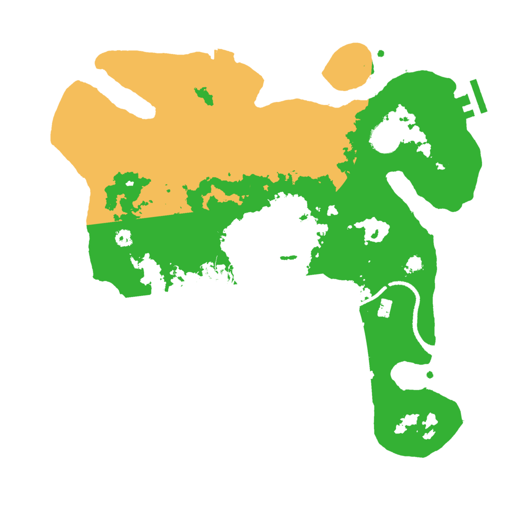 Biome Rust Map: Procedural Map, Size: 3000, Seed: 705002520