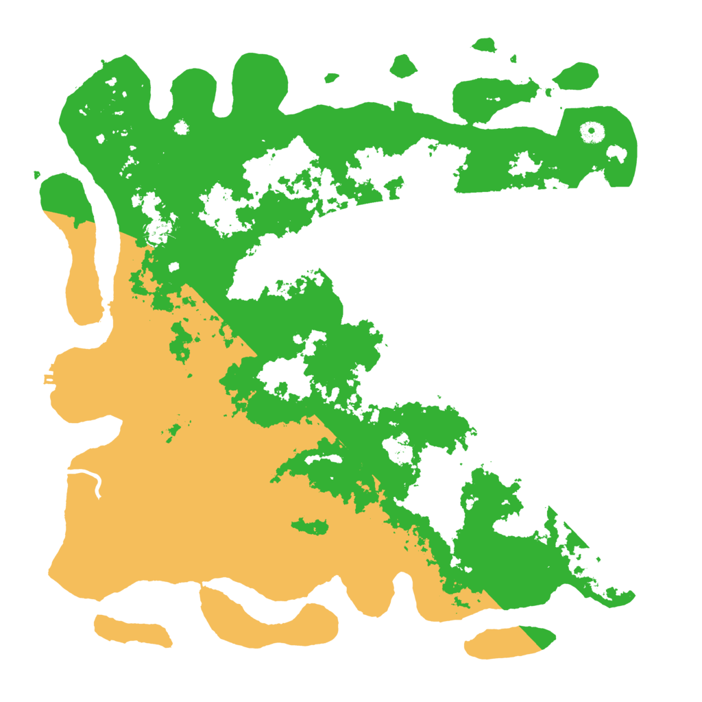 Biome Rust Map: Procedural Map, Size: 4500, Seed: 1952029634