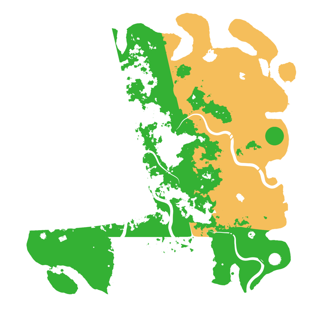 Biome Rust Map: Procedural Map, Size: 4500, Seed: 1122214887