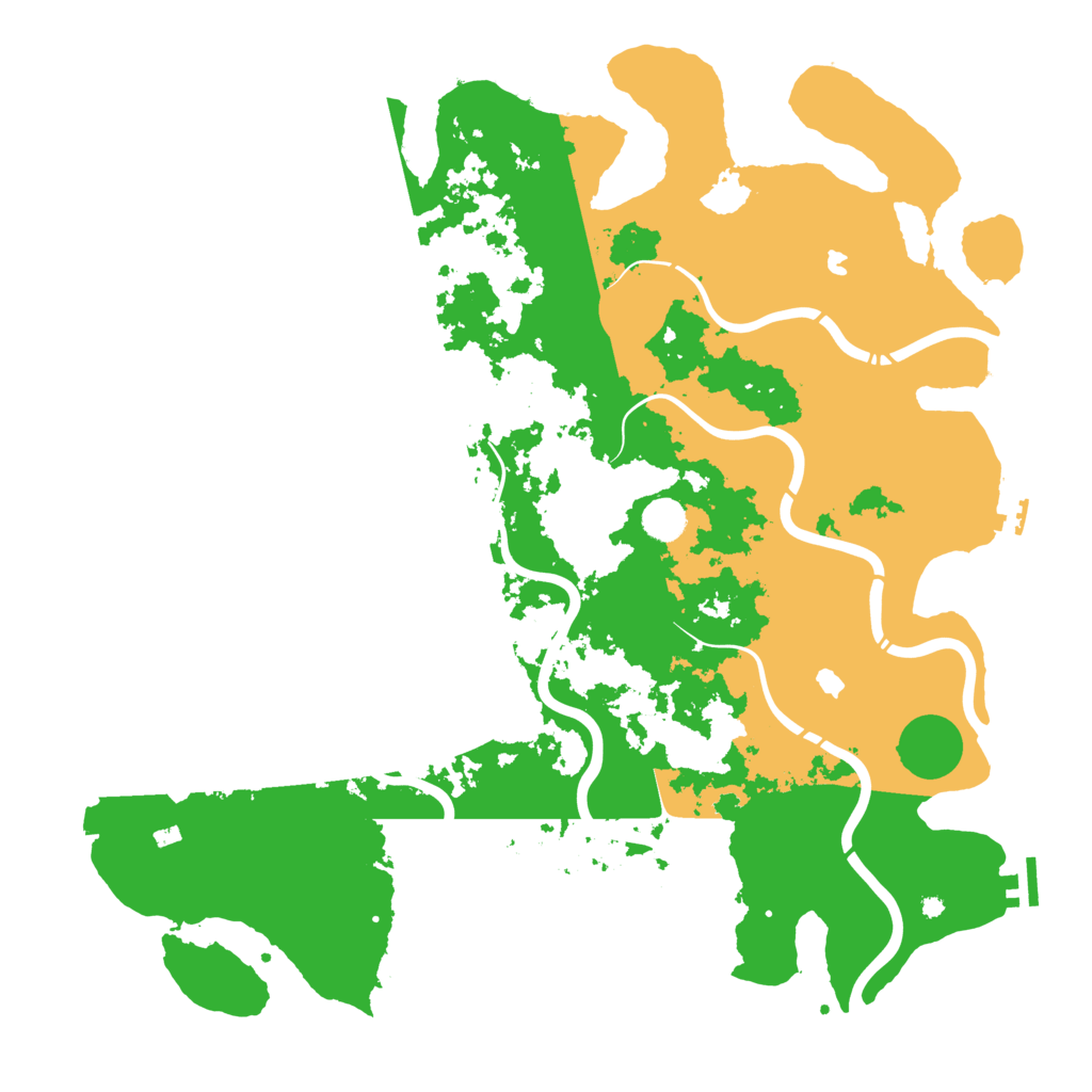 Biome Rust Map: Procedural Map, Size: 4500, Seed: 1122214887